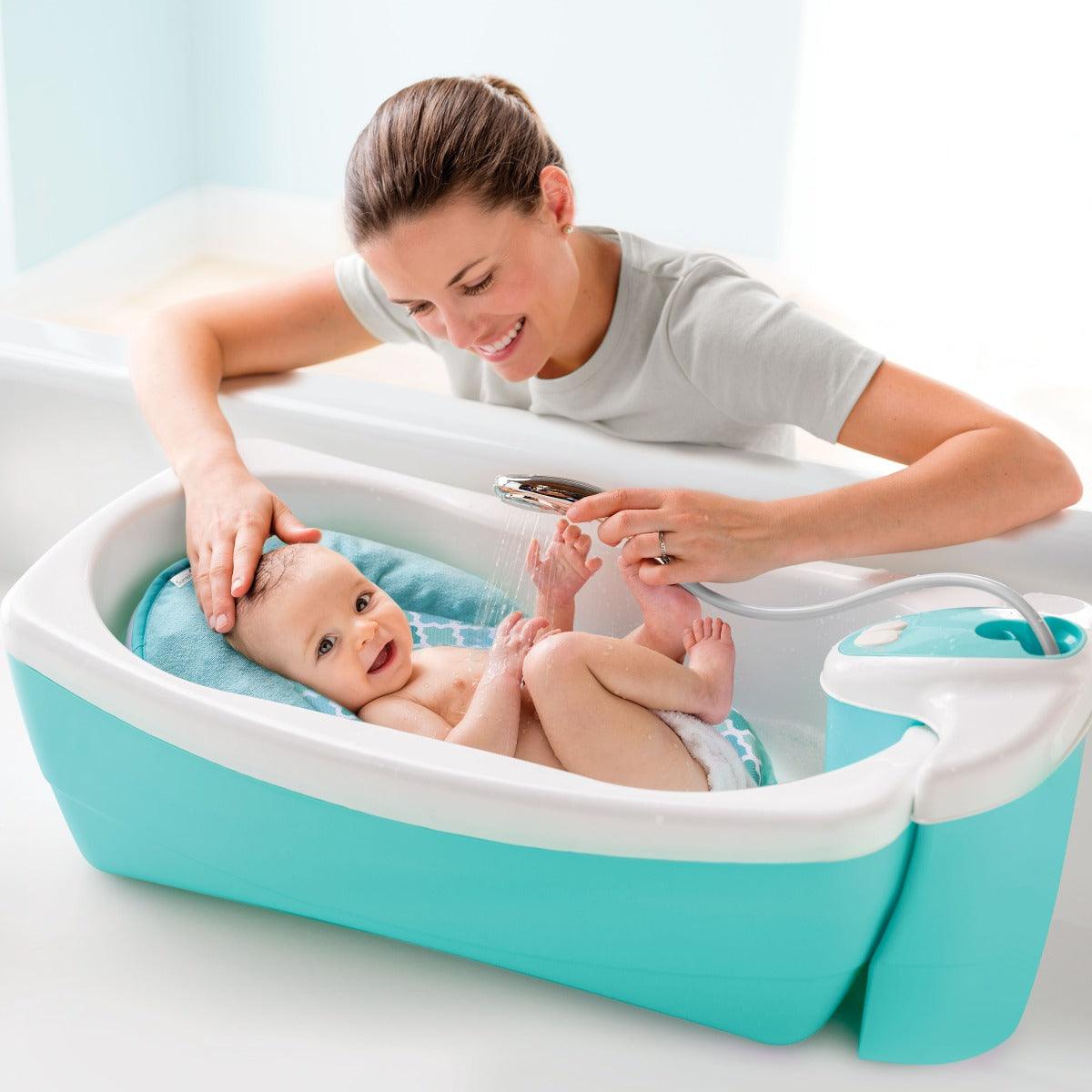 Summer Infant Lil Luxuries Refresh Bath Tub Neutral - Bath Tub For Ages 0-12 Months