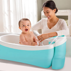 Summer Infant Lil Luxuries Refresh Bath Tub Neutral - Bath Tub For Ages 0-12 Months