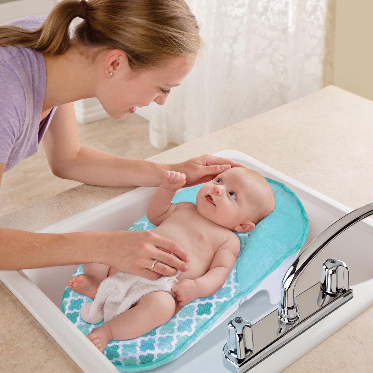 Summer Infant Lil Luxuries Refresh Bath Tub Neutral - Bath Tub For Ages 0-12 Months