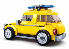 Sluban Beetle Car Yellow Building Blocks for Ages 6+