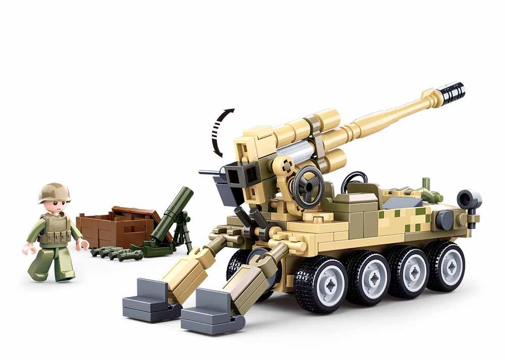 Sluban Army All Terrain Assault Vehicle Building Blocks for Ages 6+