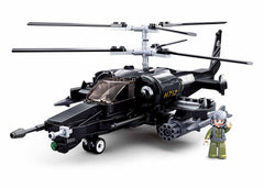 Sluban Ka-50 Black Shark Combat Helicopter Building Blocks For Ages 6+