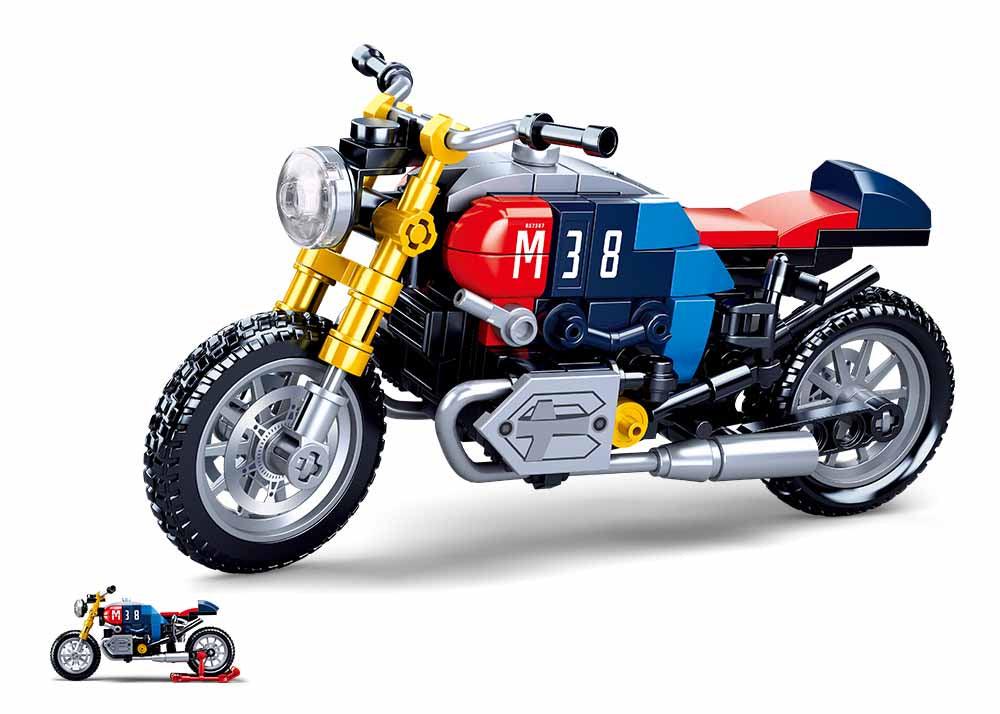 Sluban Cafe Racer Motorcycle Building Blocks for Ages 6+