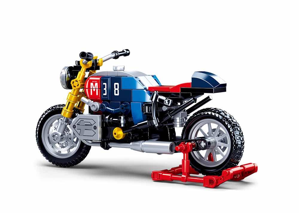 Sluban Cafe Racer Motorcycle Building Blocks for Ages 6+