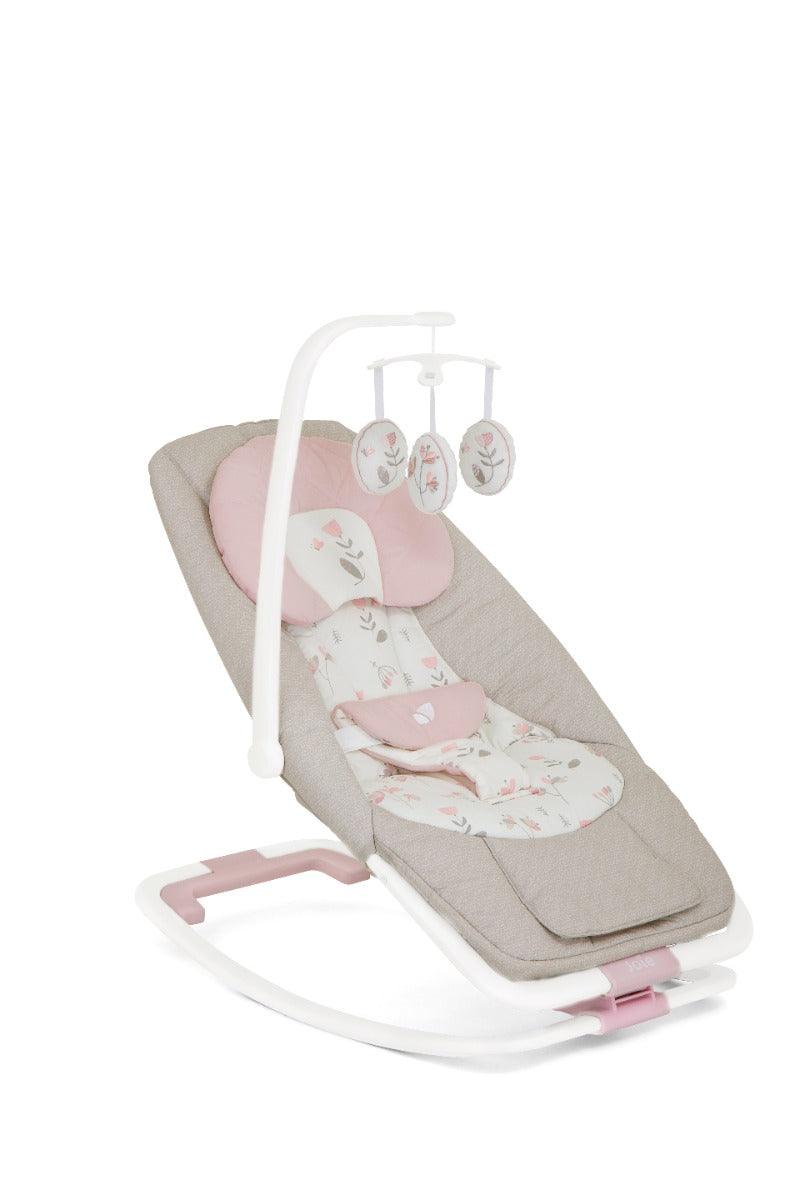 Joie Dreamer Rocker and Bouncer Flowers Forever - With 3 Position Reclining Seat for Ages 0-1 Years