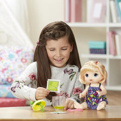 Baby Alive Sweet Spoonfuls Baby Blonde Hair Doll, Powdered Food n Diaper Refill, Toy for Kids 3 Years Old n Up