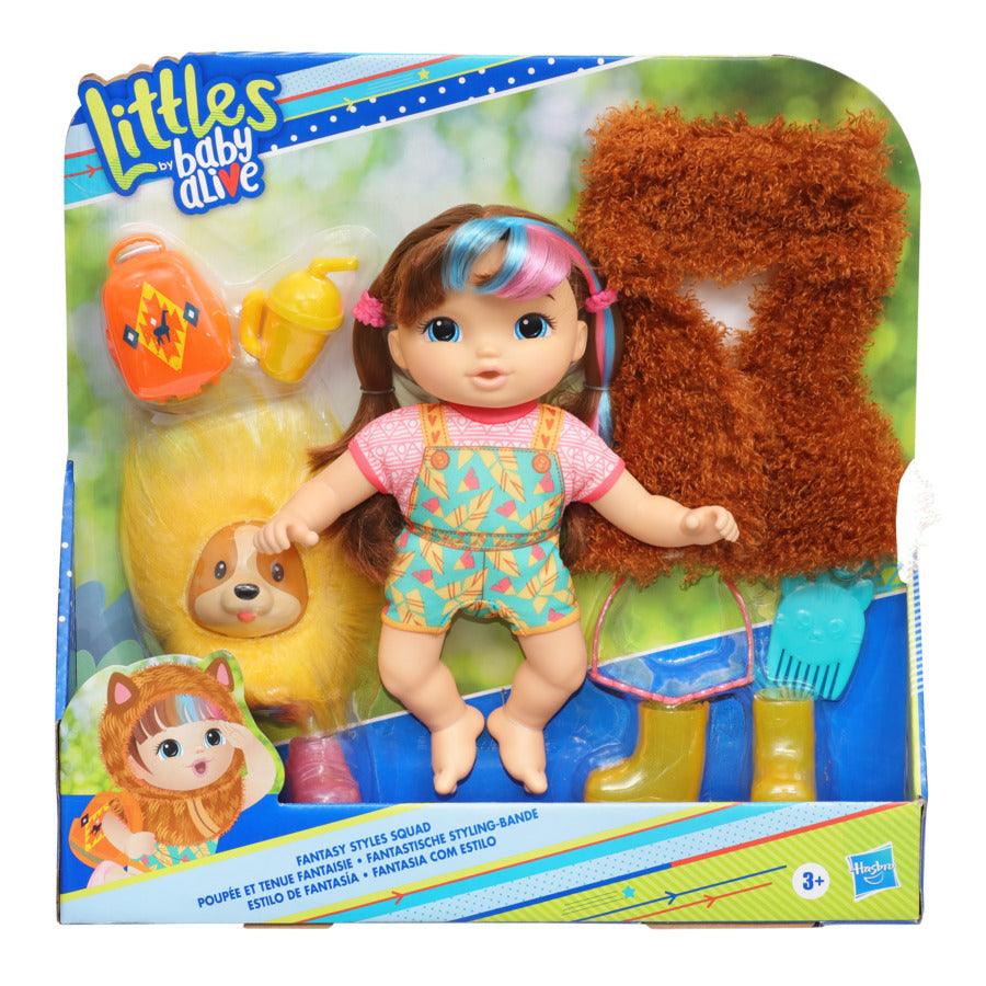 Baby Alive Littles, Fantasy Styles Squad Doll, Little Harlyn, Safari Accessories, Straight Brown Hair