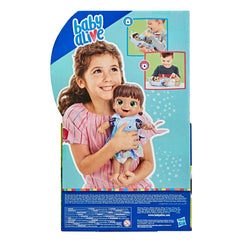 Baby Alive Tinycorns Doll, Panda Unicorn, Accessories, Drinks, Wets, Brown Hair Toy For Kids Ages 3 Years & Up