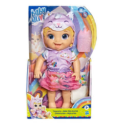 Baby Alive Tinycorns Doll, Unicorn, Accessories, Drinks, Wets, Blonde Hair Toy For Kids Ages 3 Years And Up