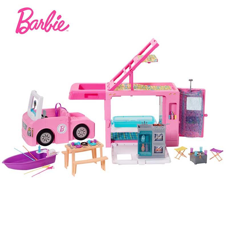 Barbie 3-In-1 DreamCamper Vehicle And Accessories