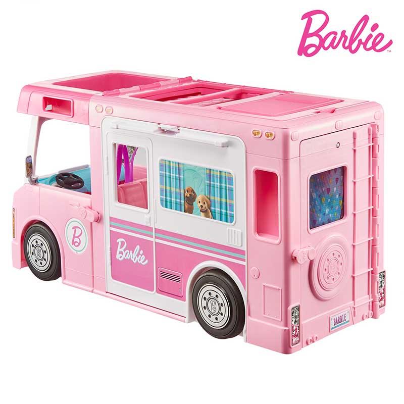 Barbie 3-In-1 DreamCamper Vehicle And Accessories