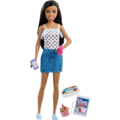 Barbie Babysitting Skipper Doll, Black Hair, with Phone and Baby Bottle