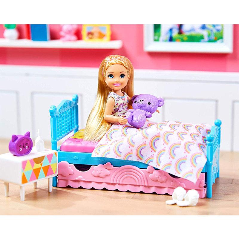Pink Chelsea Doll Beds Barbie Club Chelsea Doll Bedroom Playset