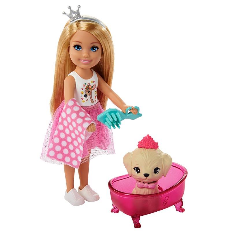 Chelsea barbie doll deals with dog