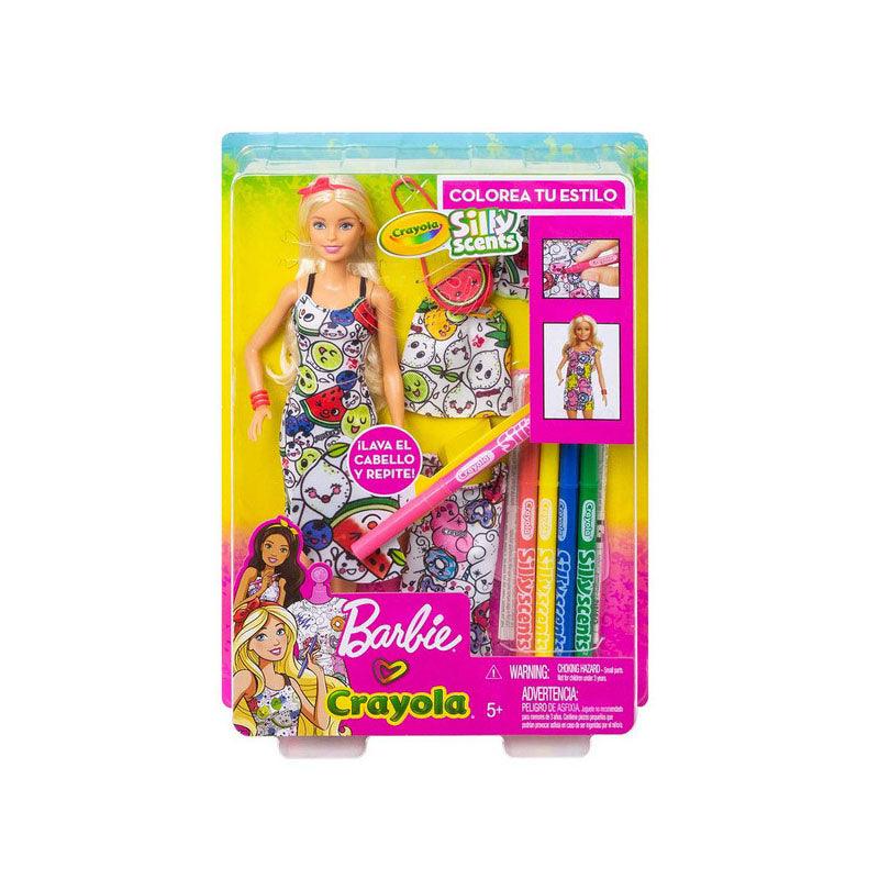 Barbie Crayola Color-In Fashions Doll & Fashions