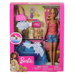 Barbie Doll/Pets - Puppy Bath Time playset