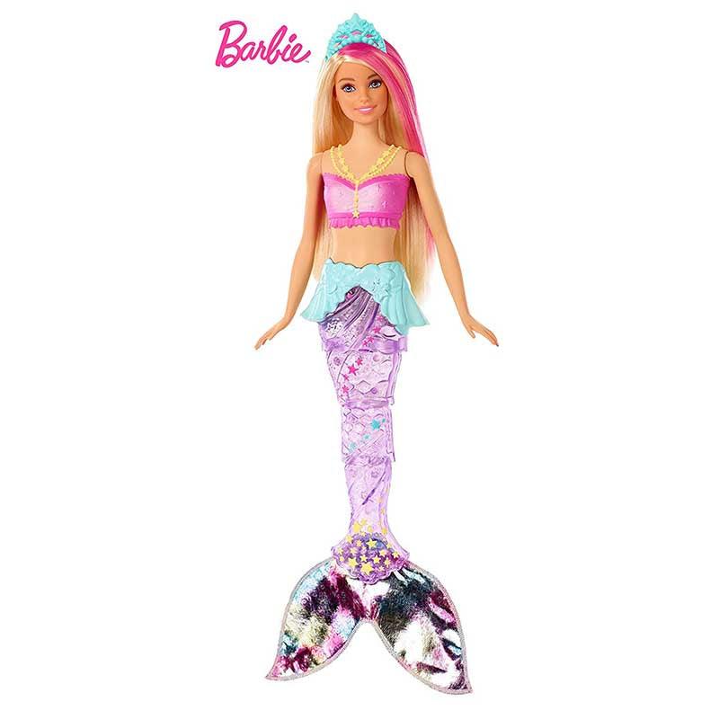 Barbie Dreamtopia Sparkle Lights Mermaid Doll, Blonde