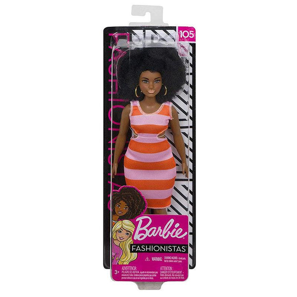 Barbie fashionista curvy black deals