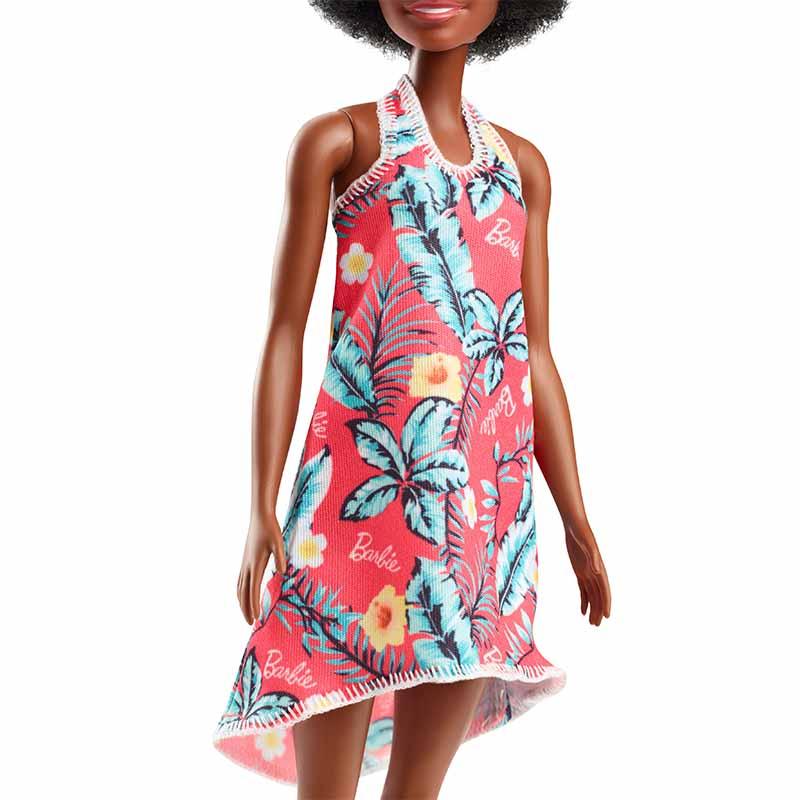 Barbie Flower Dresses - Blue Dress and Redhead Doll
