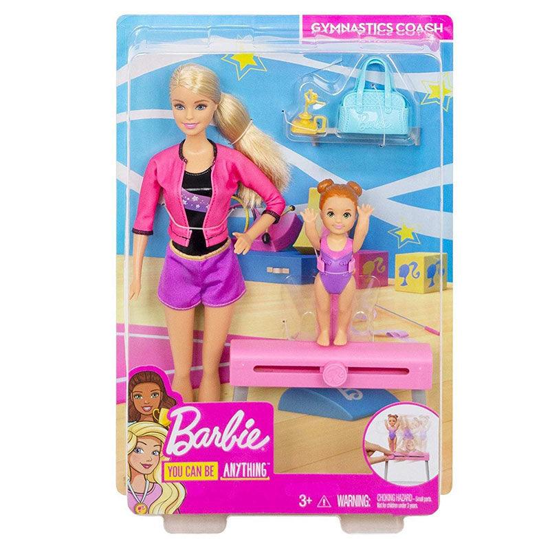 Barbie Gymnastics Coach Dolls and Playset