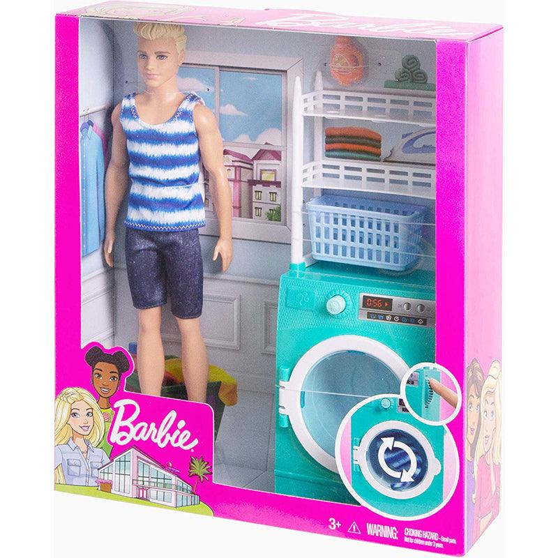 Barbie Ken Doll - with Laundry Playset