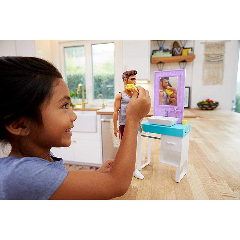 Barbie ken online shaving doll