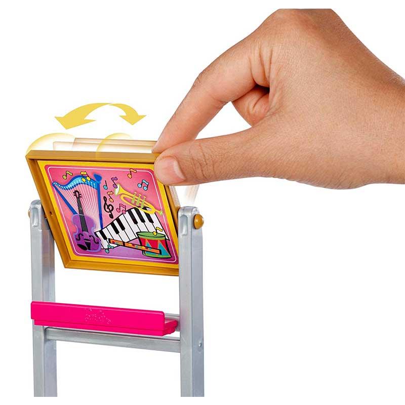 Barbie music teacher doll top & playset