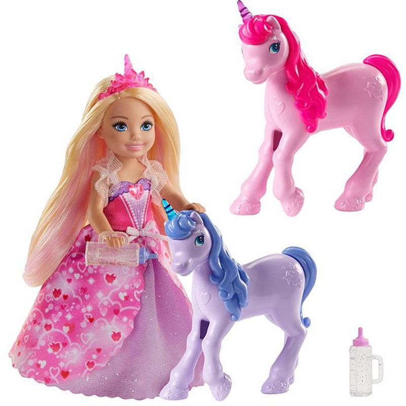 Barbie Princess & Baby Unicorn Gift-set