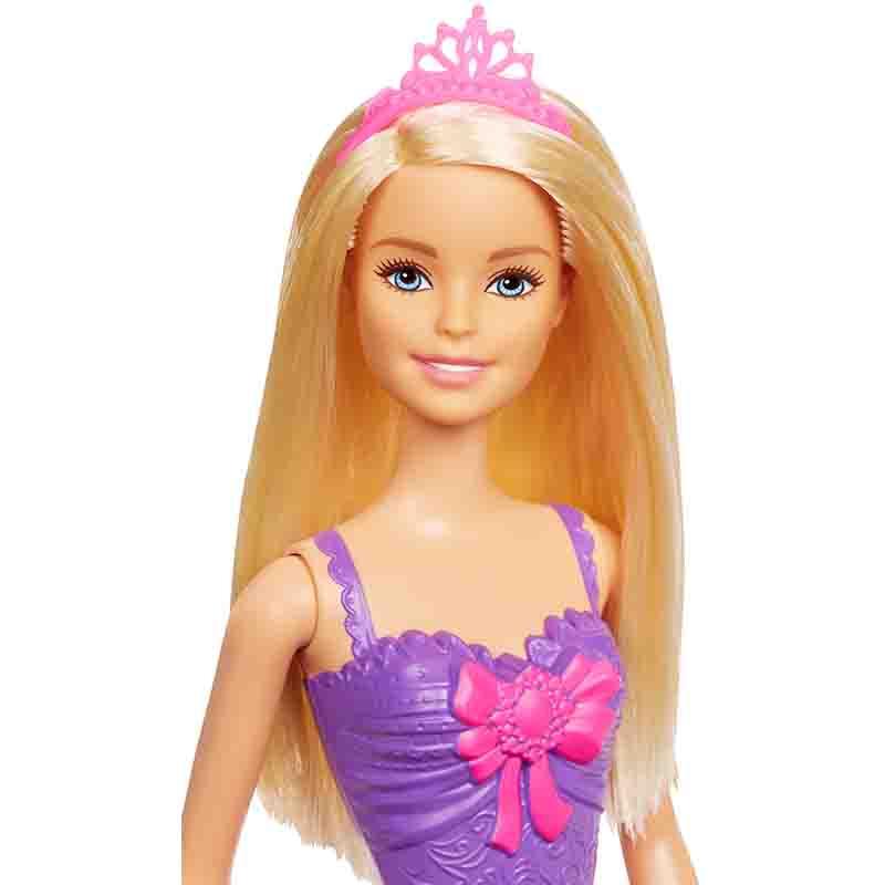 Barbie Princess Doll Blonde Hair And Purple Dress