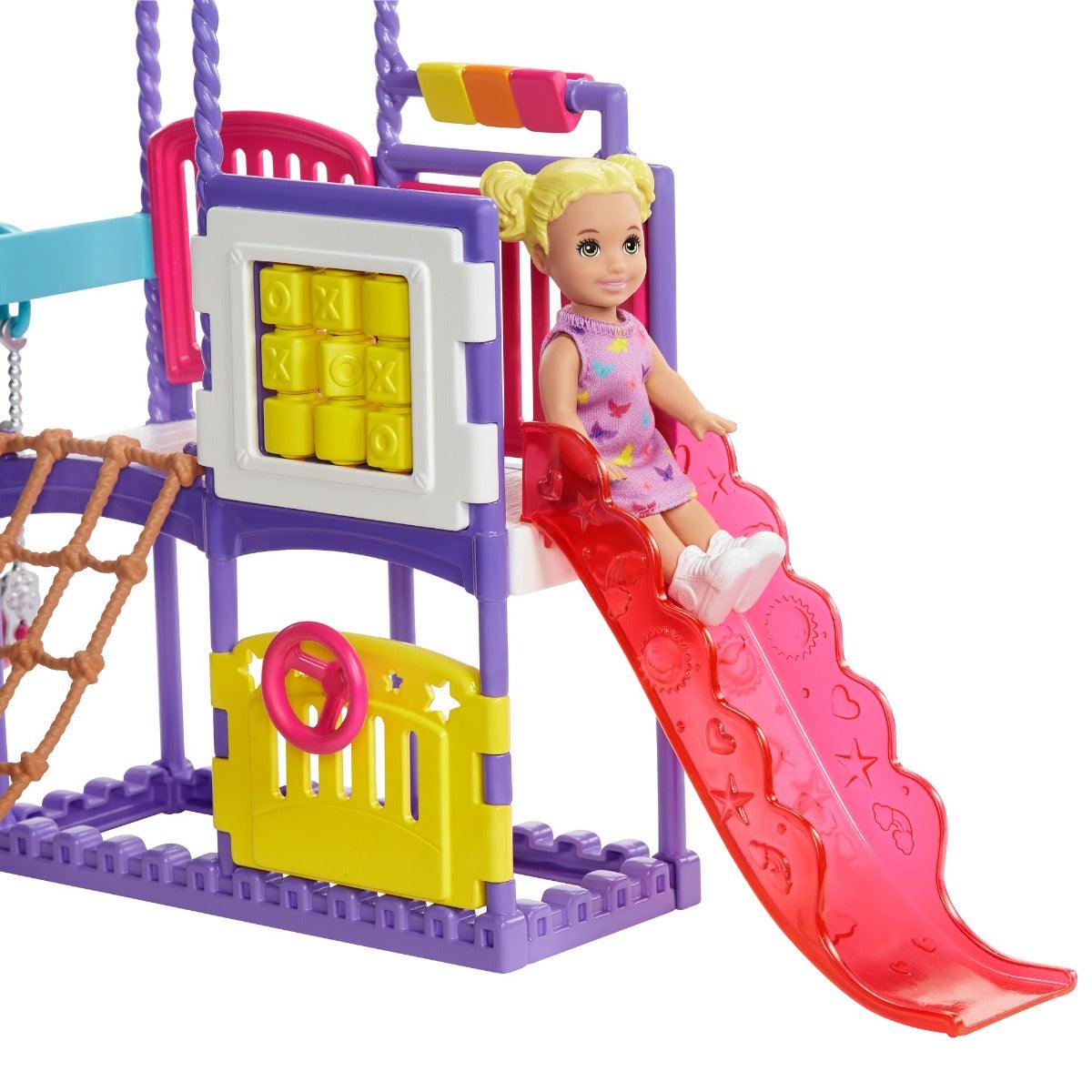 Barbie playground shop set