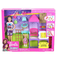 Barbie Skipper Babysitters Climb 'N Explore Playground Dolls And Playset
