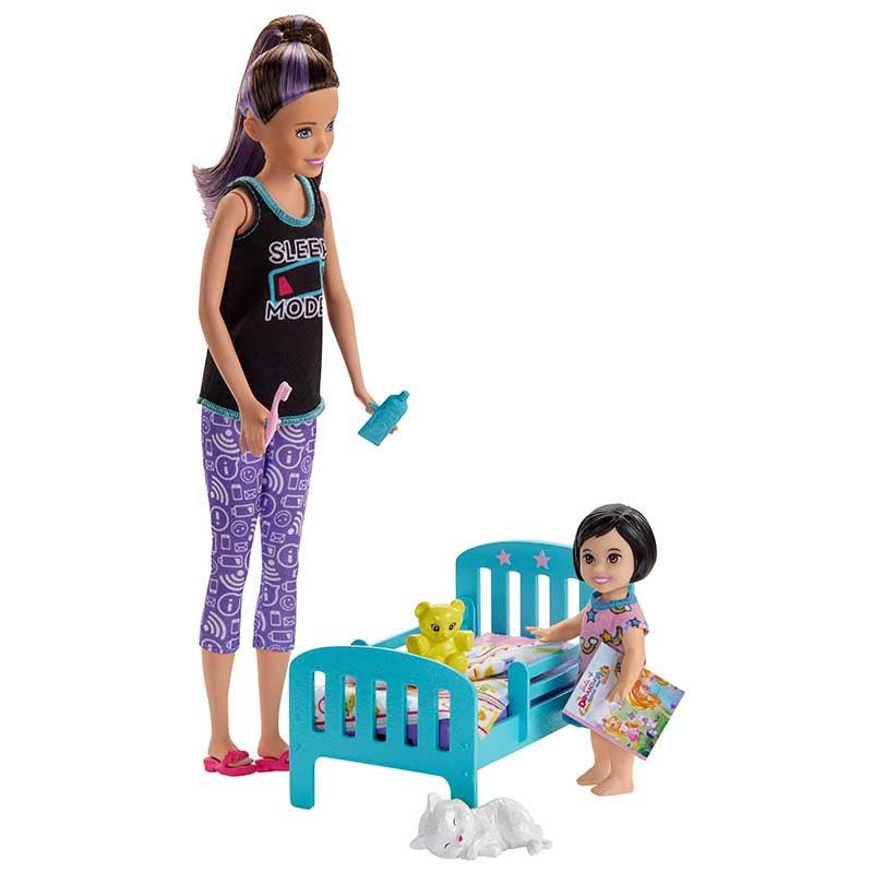 Barbie Skipper Babysitters Doll And Bedtime Playset