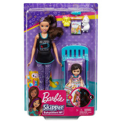 Barbie Skipper Babysitters Doll And Bedtime Playset