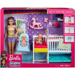 Barbie Skipper Babysitters Nap ‚Äö√Ñ√≤N' Nurture Nursery Dolls And Playset