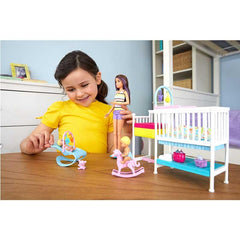 Barbie Skipper Babysitters Nap ‚Äö√Ñ√≤N' Nurture Nursery Dolls And Playset