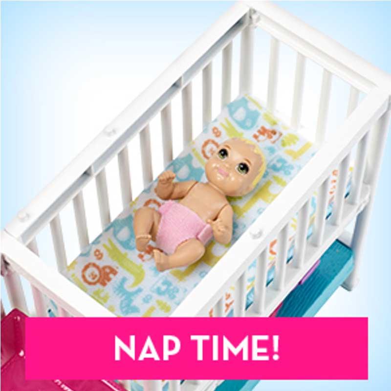 Buy Barbie Skipper Babysitters Nap ‘N' Nurture Nursery
