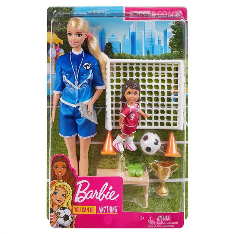 Barbie Soccer Coach Playset