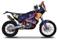 Bburago Die-Cast 1:18 Scale KTM 450 Dakar Rally Motorcycle (Blue) for Ages 5+