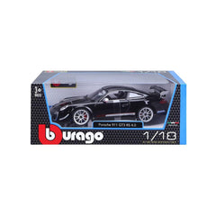 Bburago Die-Cast 1:18 Scale Porsche 911 GT3 (Black) for Ages 5+