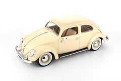 Bburago Die-Cast 1:18 Scale Volkswagen Kafer Beetle 1955 (Grey) for Ages 5+