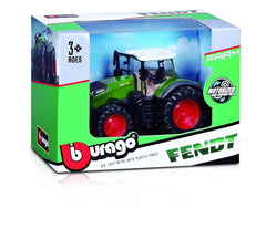 Bburago Metal Diecast Farm Tractor Long Friction Fendt1050 Vario (Green) for Ages 5+