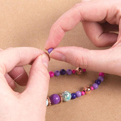 Make It Real Bedazzled Charm Bracelets - Blooming Creativity Multicolor