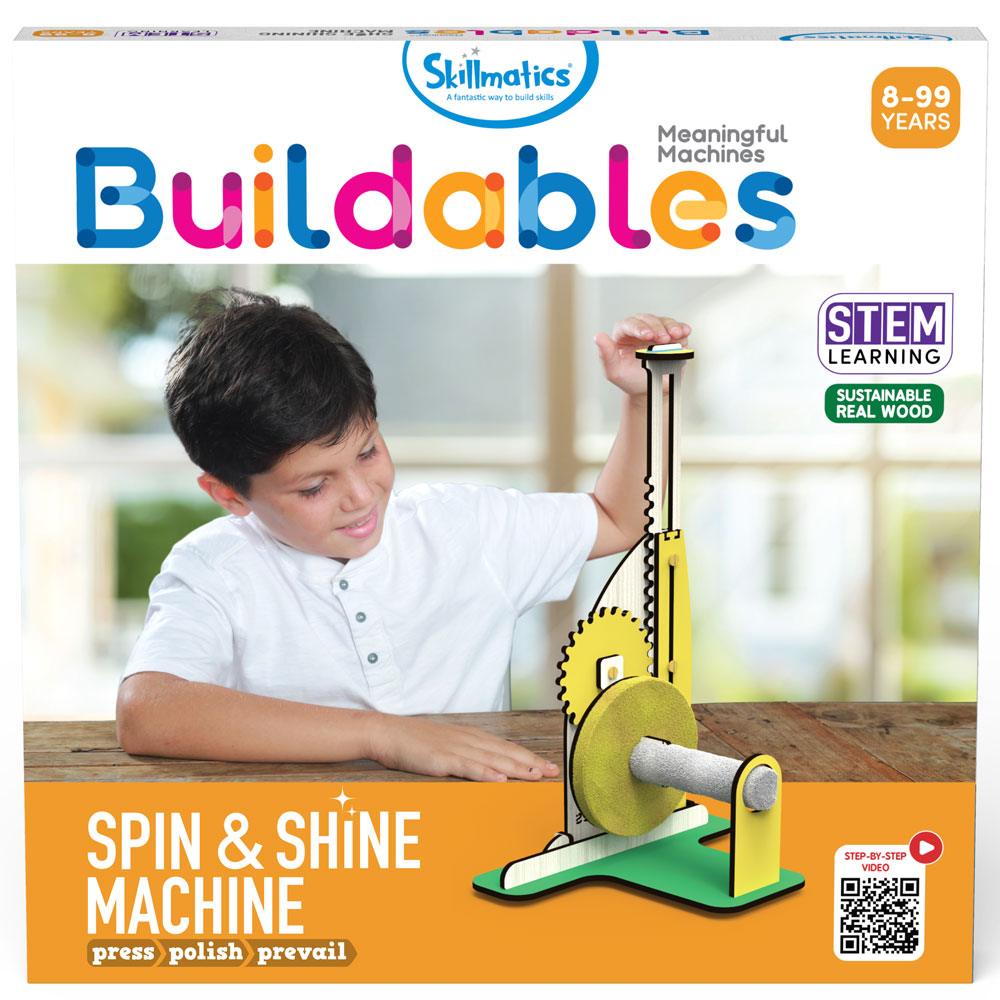 Skillmatics Buildables : Spin And Shine Machine | STEM Learning And Construction Activity Toy