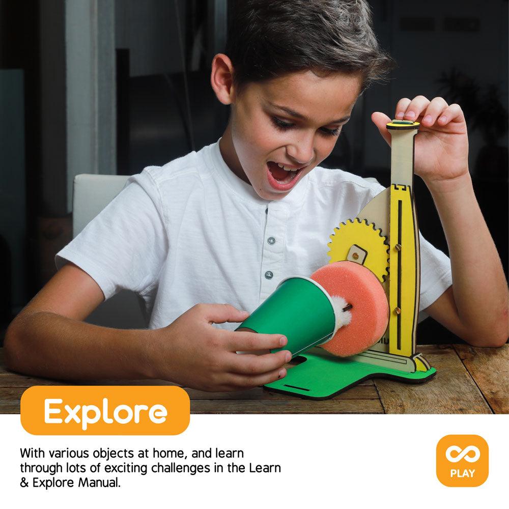 Skillmatics Buildables : Spin And Shine Machine | STEM Learning And Construction Activity Toy