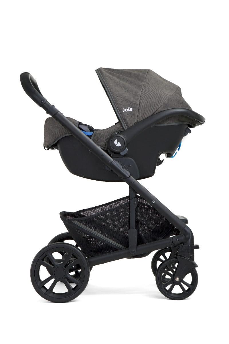 Joie Gemm Infant Carrier Foggy Grey - Suitable Rearward Facing Birth for Ages 0-1 Years