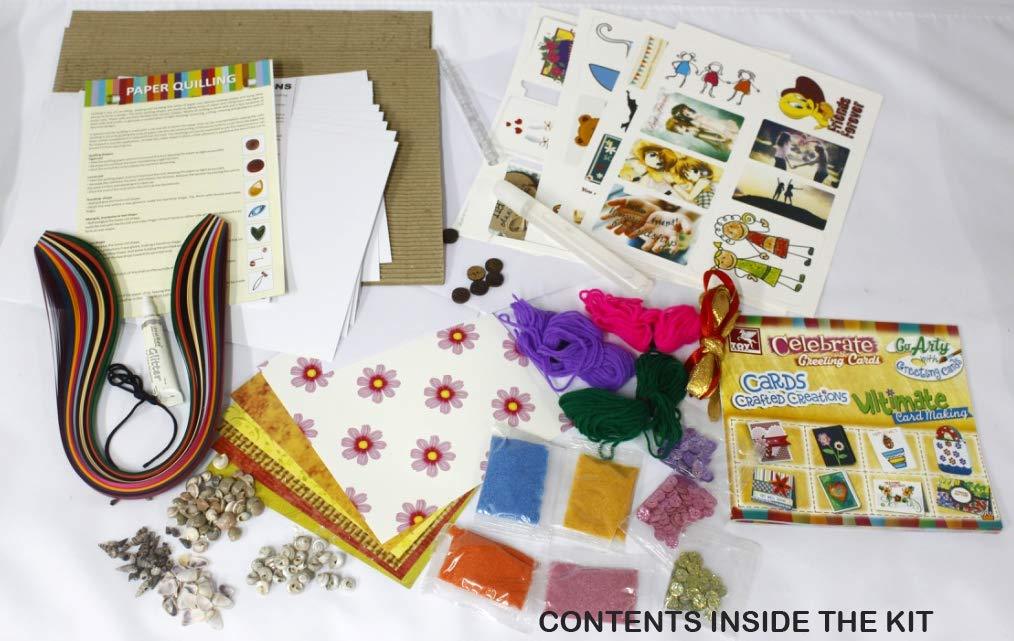 ToyKraft Cards Crafted Creations - Card Making Activity Kit for Kids