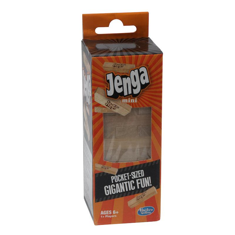 Jenga Mini Game, Hardwood Blocks, Stacking Tower Game for Kids Ages 6 and Up, 1 or More Players