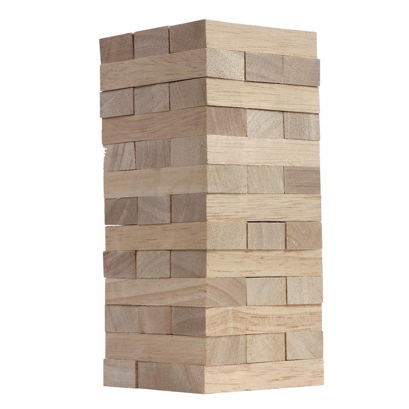 Jenga Mini Game, Hardwood Blocks, Stacking Tower Game for Kids Ages 6 and Up, 1 or More Players