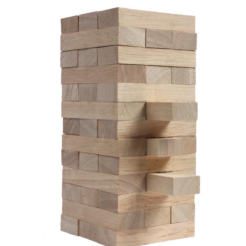 Jenga Mini Game, Hardwood Blocks, Stacking Tower Game for Kids Ages 6 and Up, 1 or More Players