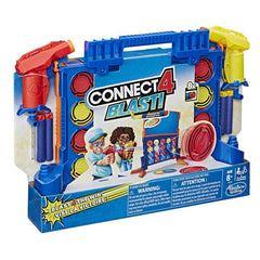 Connect 4 Blast! Game; Powered by Nerf; Includes Nerf Blasters and Nerf Foam Darts; Game For Kids Ages 8 and Up